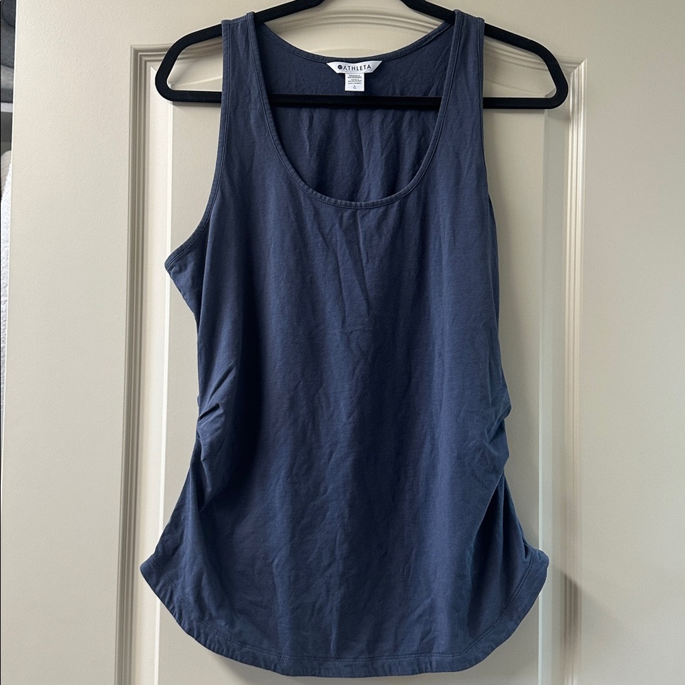 Althleta Blue Sleeveless Top
